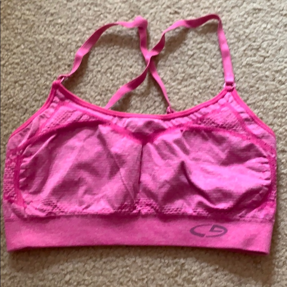Champion pink sports bra